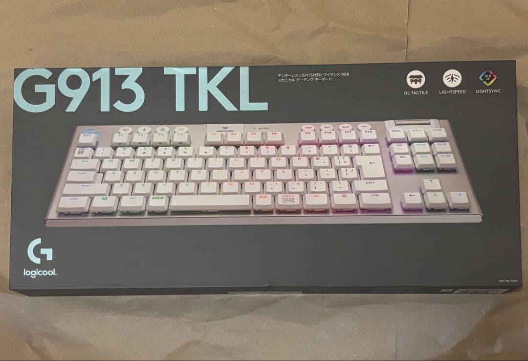 LOGICOOL LIGHTSPEED ワイヤレス キーボード G913 TKL