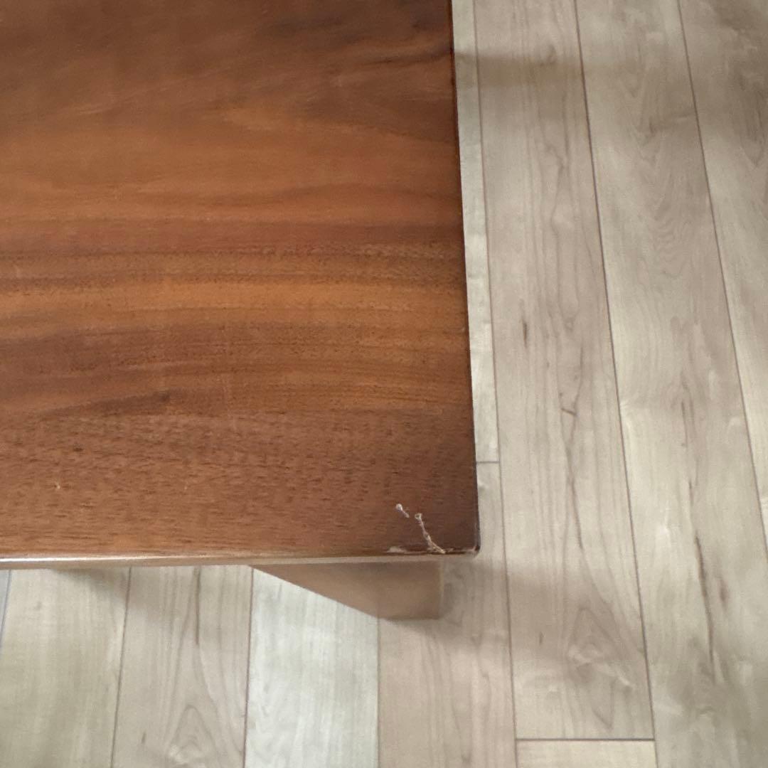 ［関家具］無垢材　ウォールナット　長方形ダイニングテーブル【発送日指定あり】