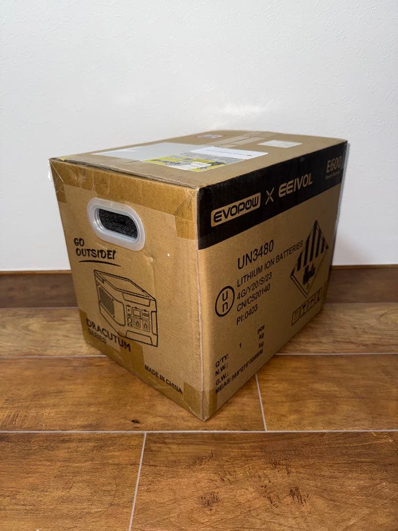 【新品未開封】EVOPOW ポータブル電源 E600