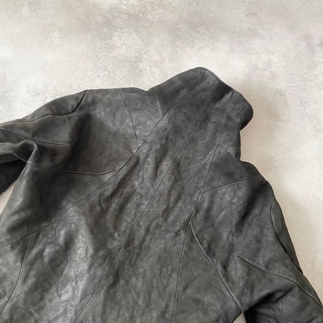 D.HYGEN ホースレザー ジャケット 馬革 1 ハイネック ユリウス