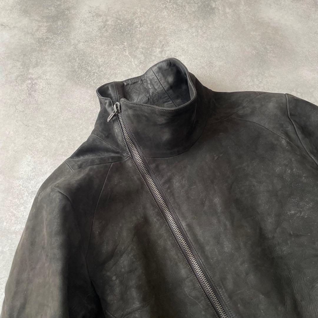 D.HYGEN ホースレザー ジャケット 馬革 1 ハイネック ユリウス