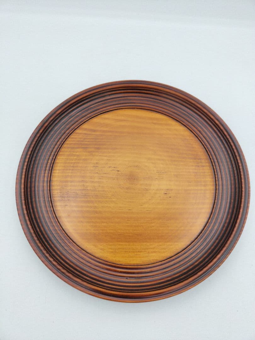 b663 干菓子器 丸盆 松すり漆 漆専堂 漆園 木箱 茶道具 古物