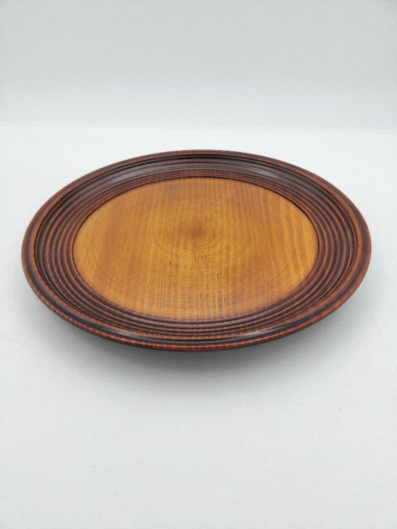 b663 干菓子器 丸盆 松すり漆 漆専堂 漆園 木箱 茶道具 古物