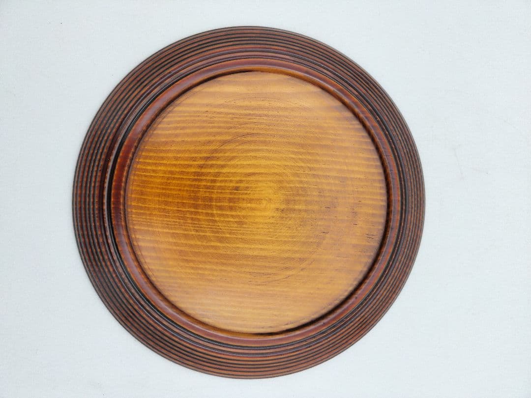 b663 干菓子器 丸盆 松すり漆 漆専堂 漆園 木箱 茶道具 古物