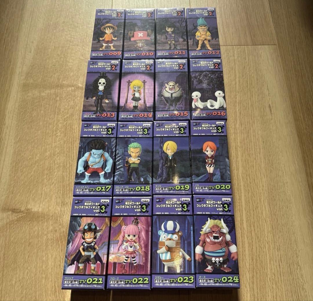 ワンピース ワーコレ WCF ワーコレvol.2&vol.3 全16種 未開封