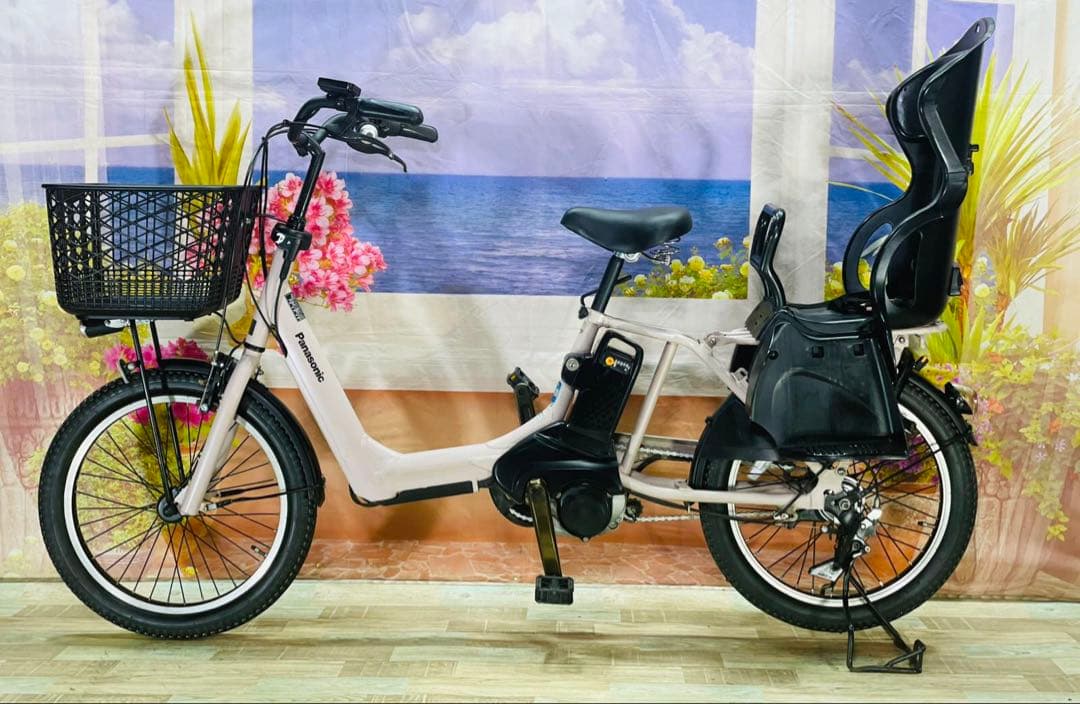 ギュットアニーズ⭐️16AH！パナソニック子供乗せ電動アシスト自転車Y2356