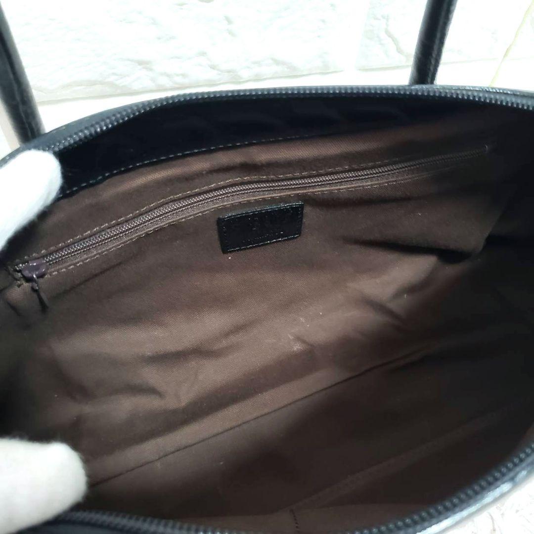 傅濱野 HAMANO ボストンハンドトートバッグ ブラック