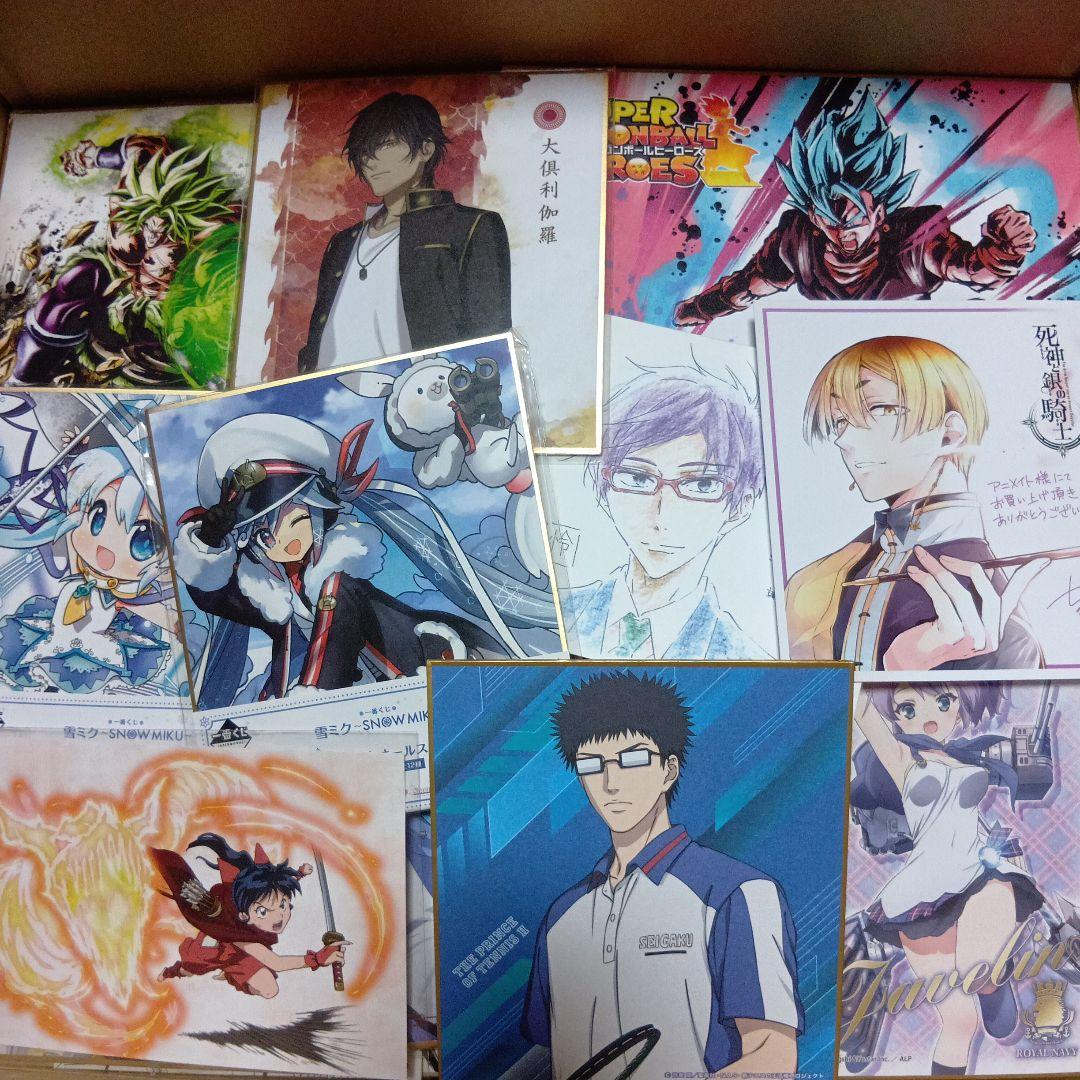紙雑貨 2000枚以上　アニメグッズ　ノンジャンル　まとめ売り　コースター　色紙