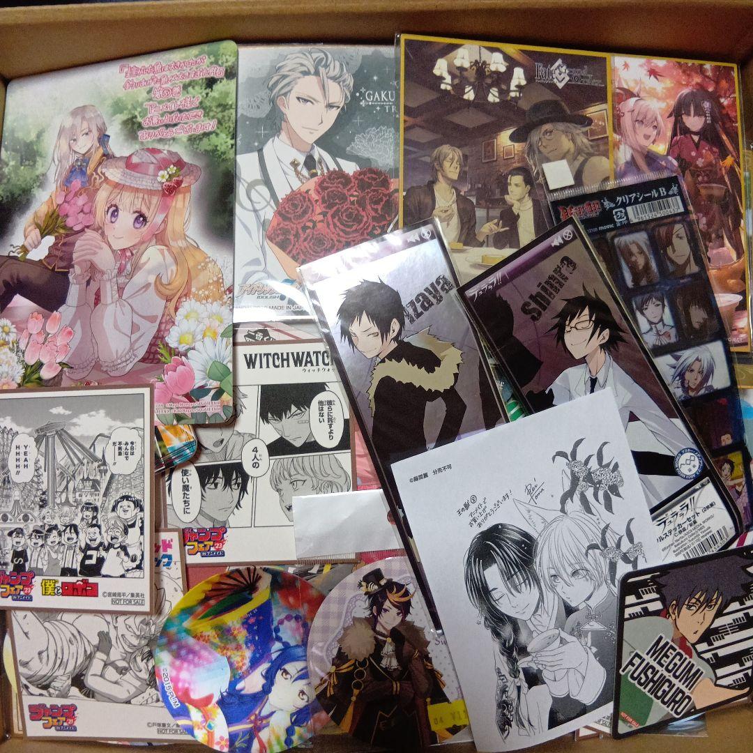 紙雑貨 2000枚以上　アニメグッズ　ノンジャンル　まとめ売り　コースター　色紙