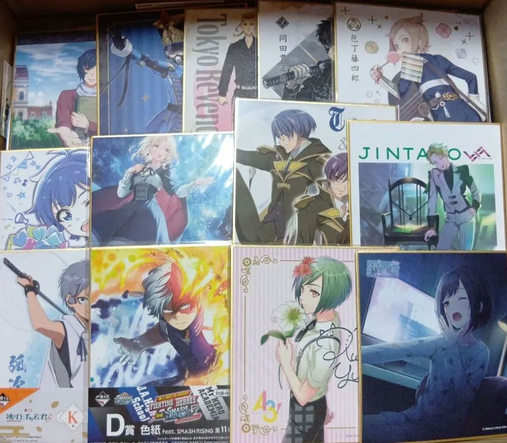 紙雑貨 2000枚以上　アニメグッズ　ノンジャンル　まとめ売り　コースター　色紙