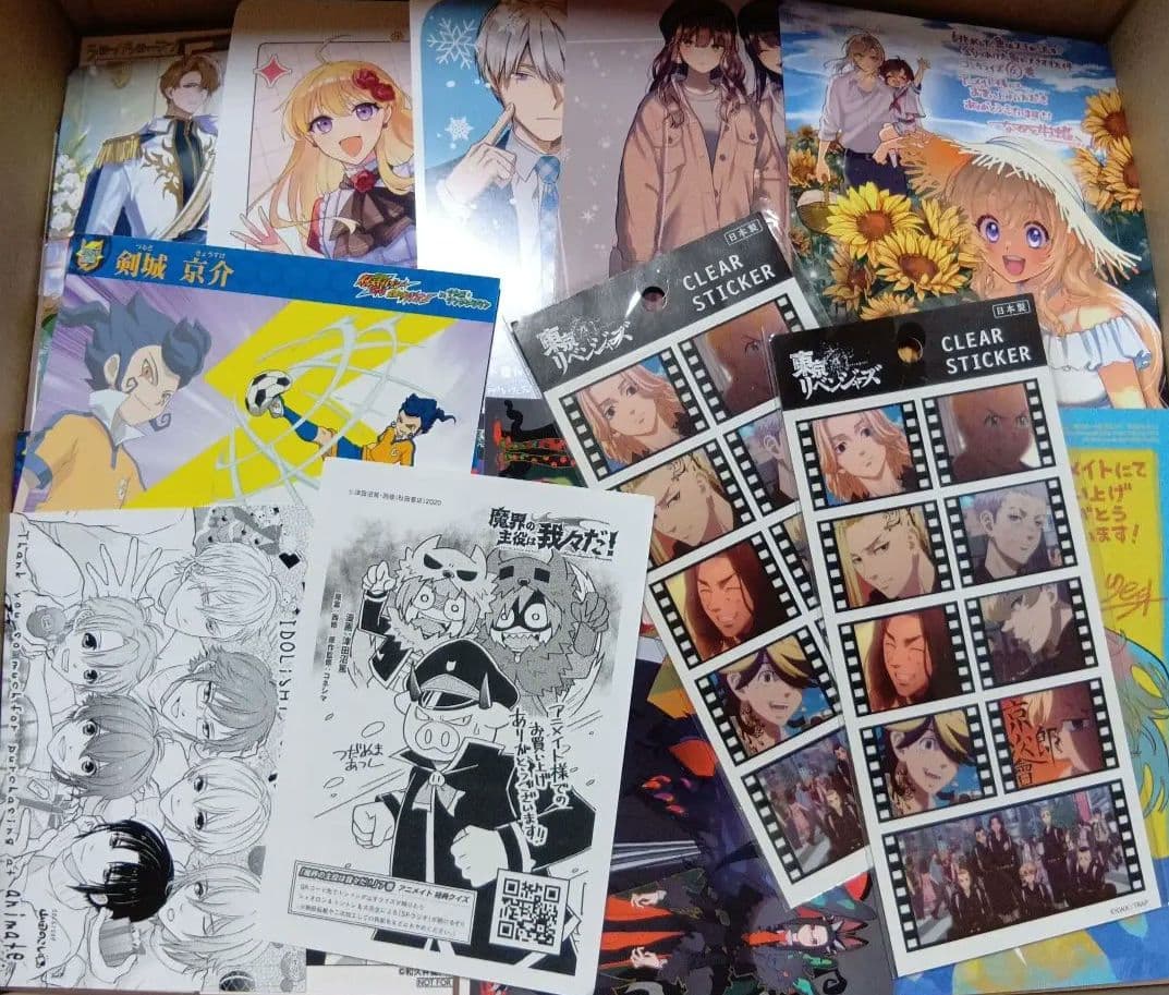 紙雑貨 2000枚以上　アニメグッズ　ノンジャンル　まとめ売り　コースター　色紙