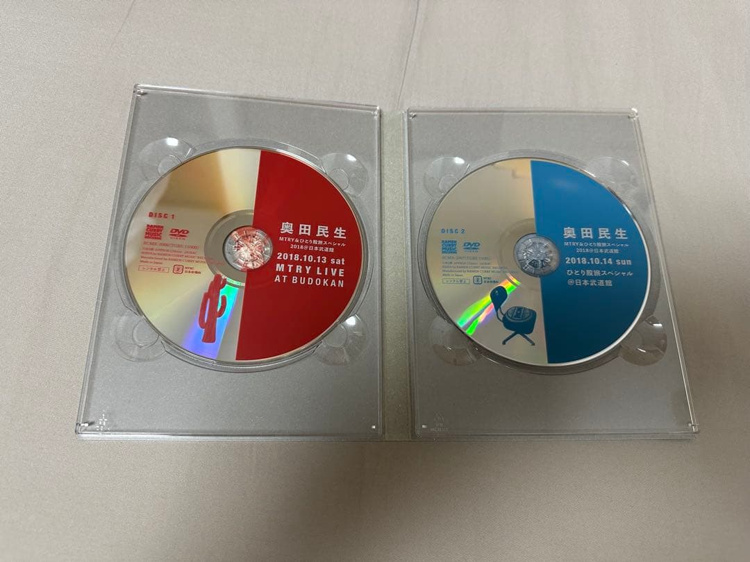 奥田民生 ひとり股旅スペシャル 2015 2018 DVD 2本セット