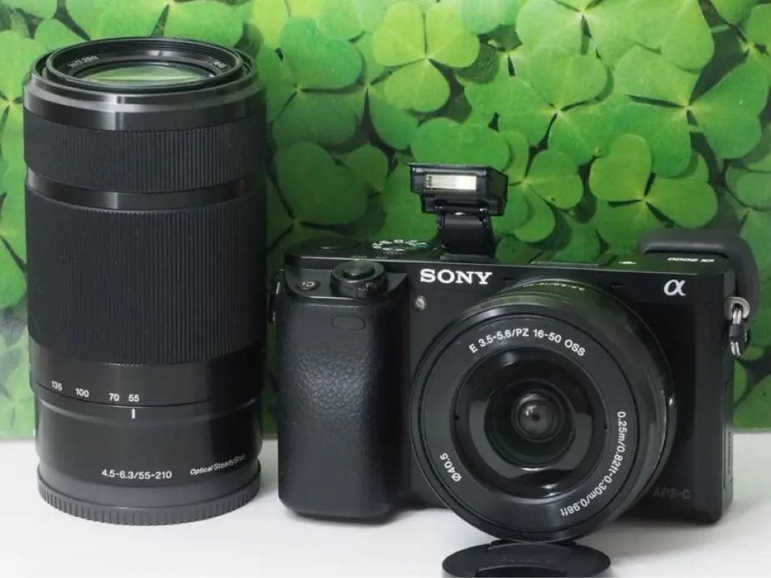 【美品】Wifi搭載❤️軽量 ソニーα6000 2420万画素ダブルレンズキット