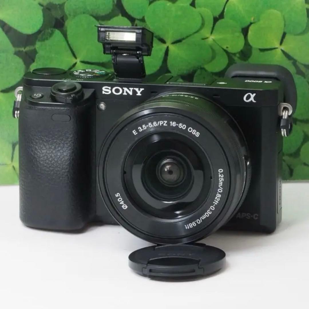 【美品】Wifi搭載❤️軽量 ソニーα6000 2420万画素ダブルレンズキット