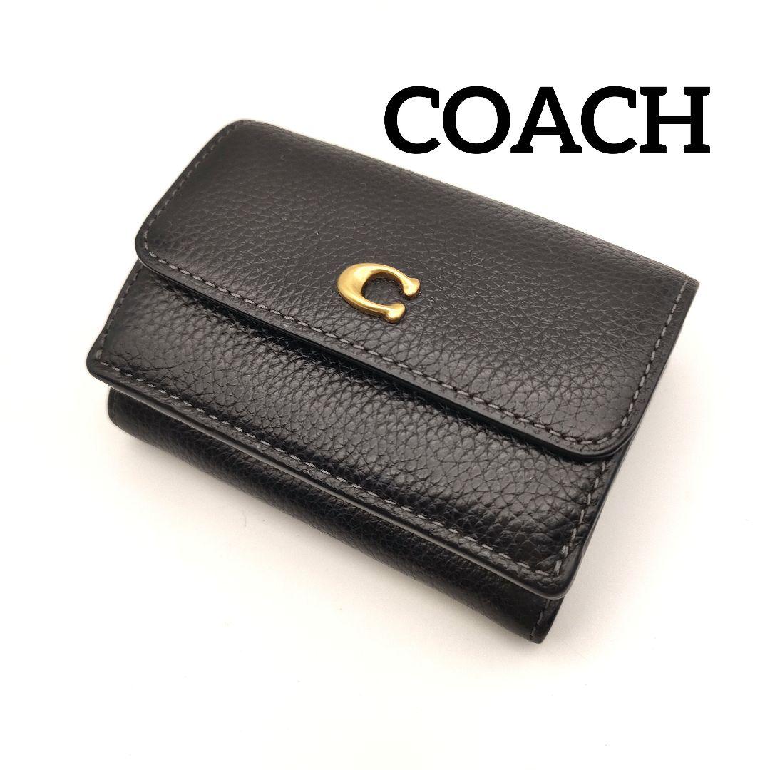 COACH コーチ 三つ折り財布 ミニ トライフォールド ウォレット コンパクト