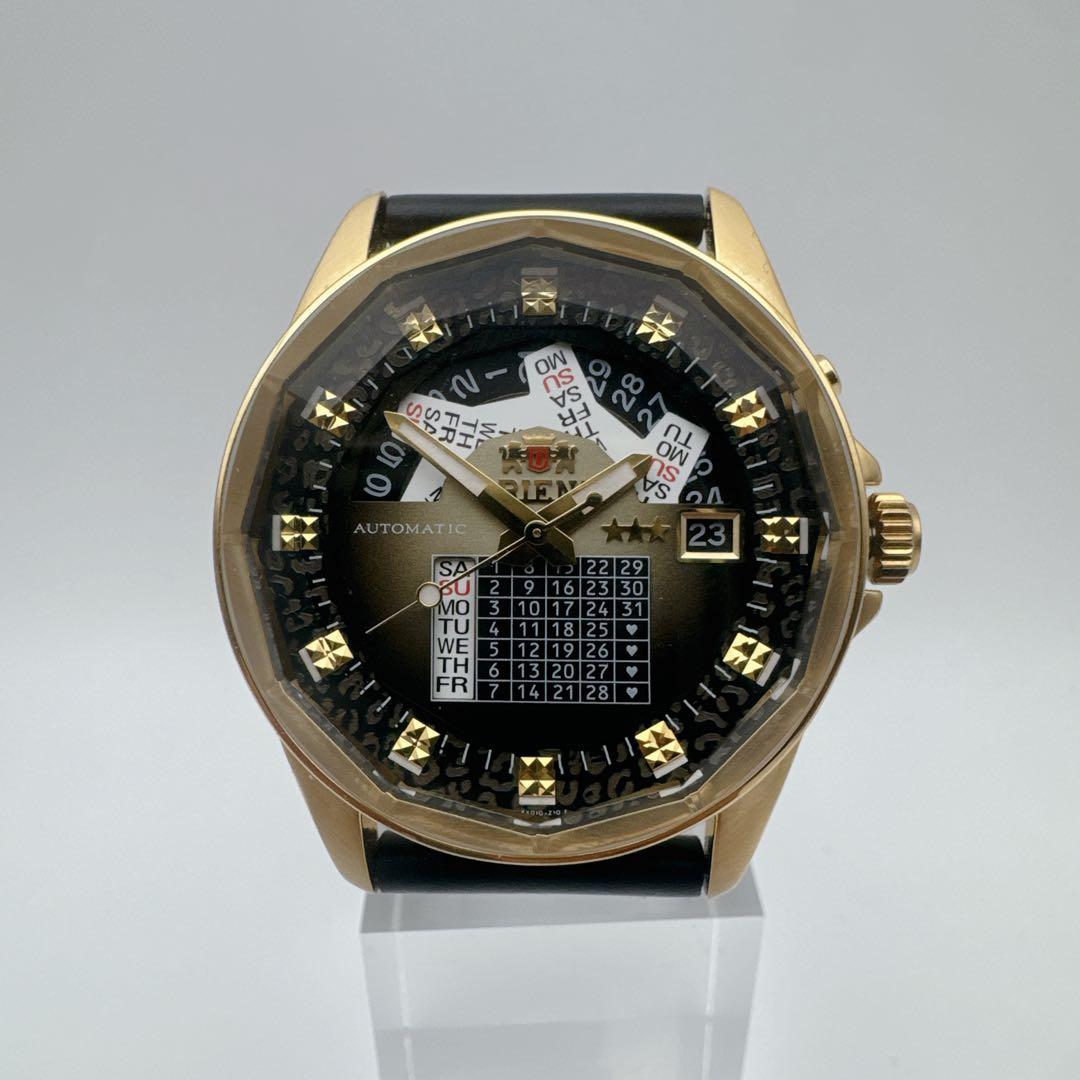 【入手困難】ORIENT オリエント 万年カレンダー ゴールド 腕時計 自動巻き