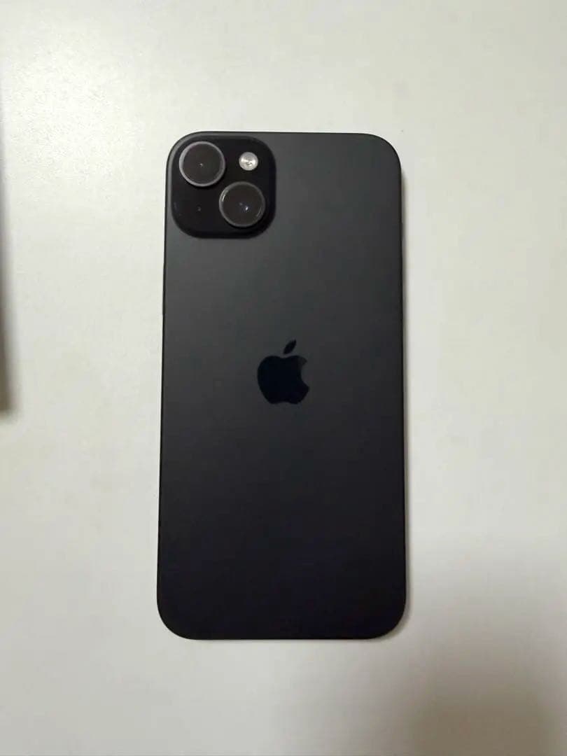 【傷無し】Apple iPhone 15Plus 128GB ブラック　本体