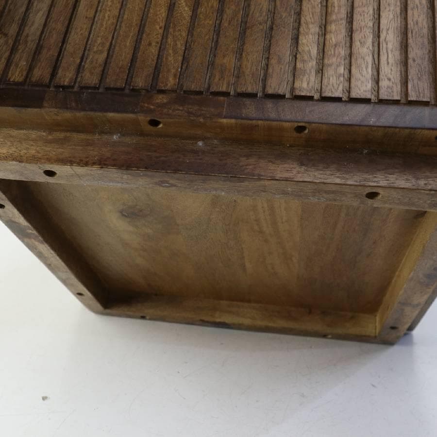 美品 ザラホーム ベッドサイドテーブル ナイトテーブル リゾートスタイル