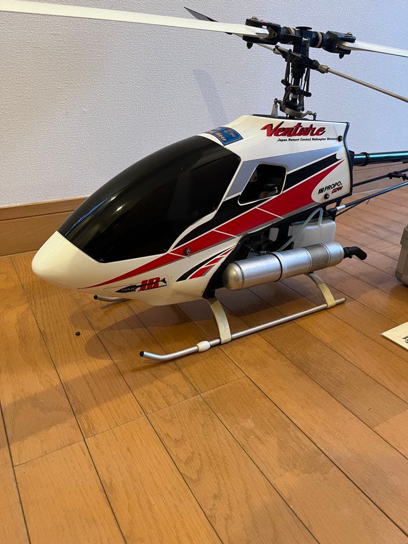 ラジコン　ヘリ　エンジン　ベンチャー　プロポ　セット