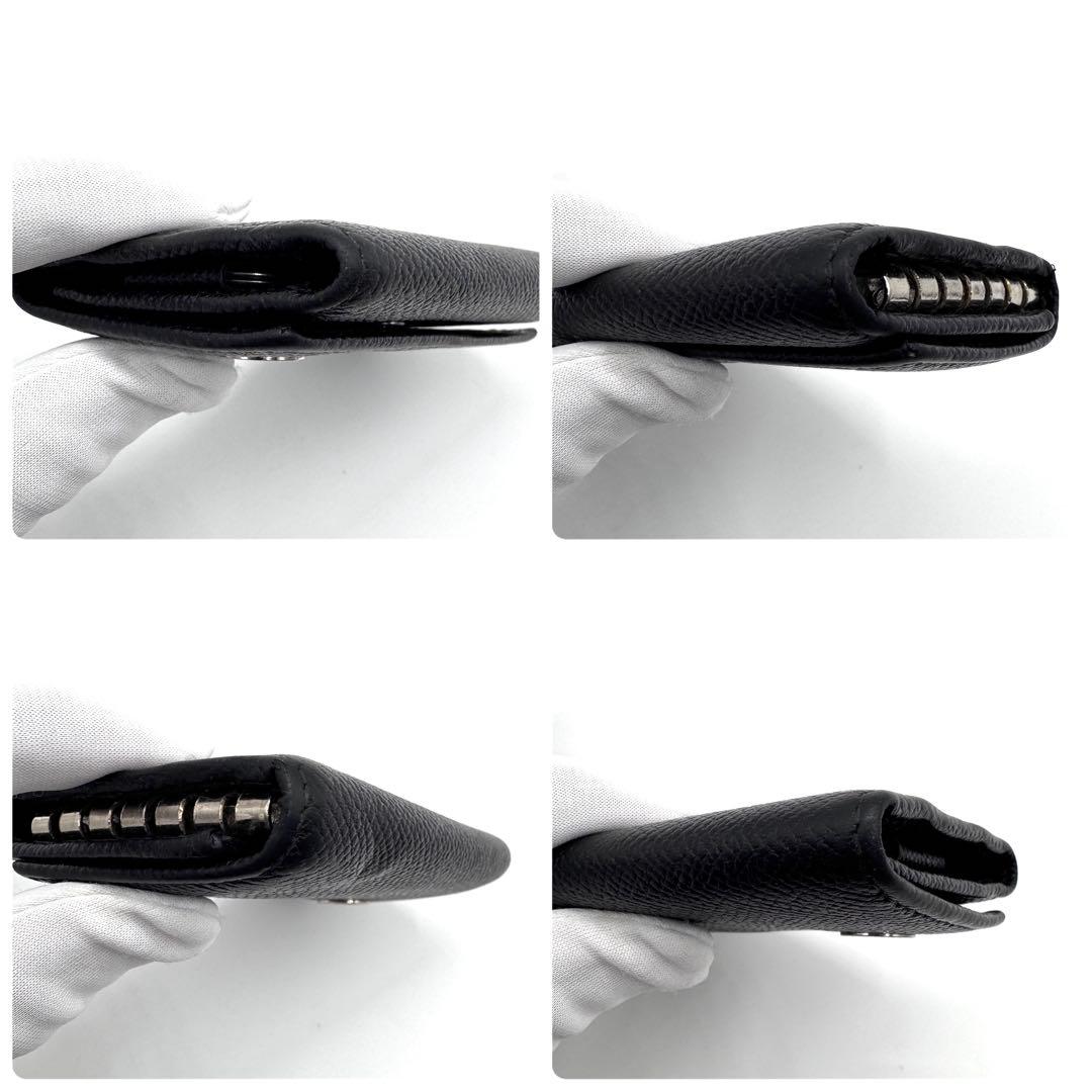 美品✨ブルガリ　6連　キーケース　ビーゼロワン　ブラック