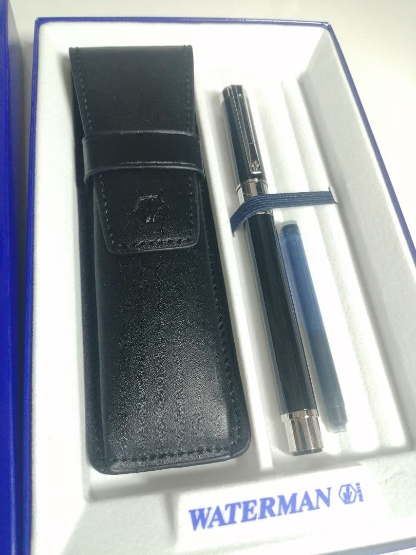 早い者勝ち！美品【新品】WATERMANパースペクティブBLACKFP保証書付き