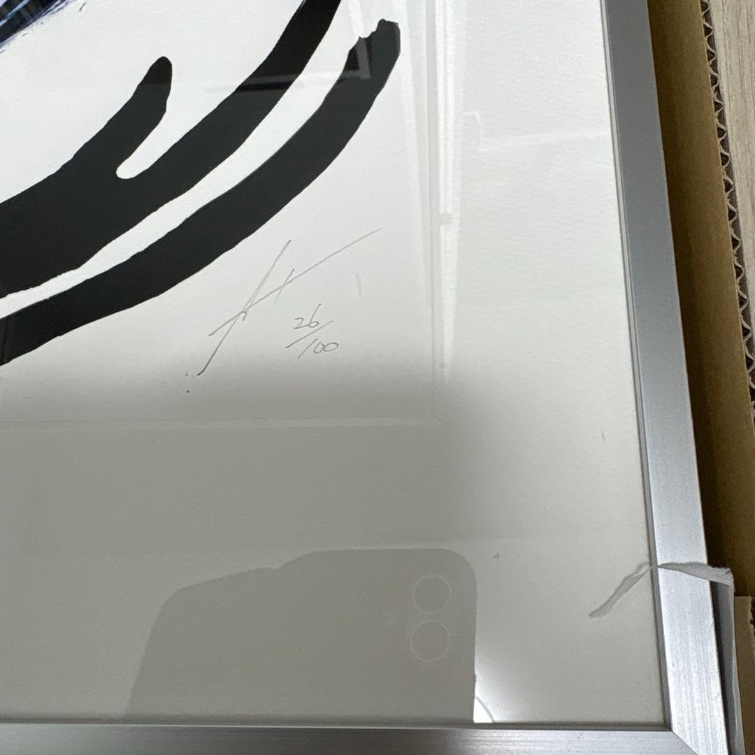 氷室京介　メモリーズ、オブブルー額装