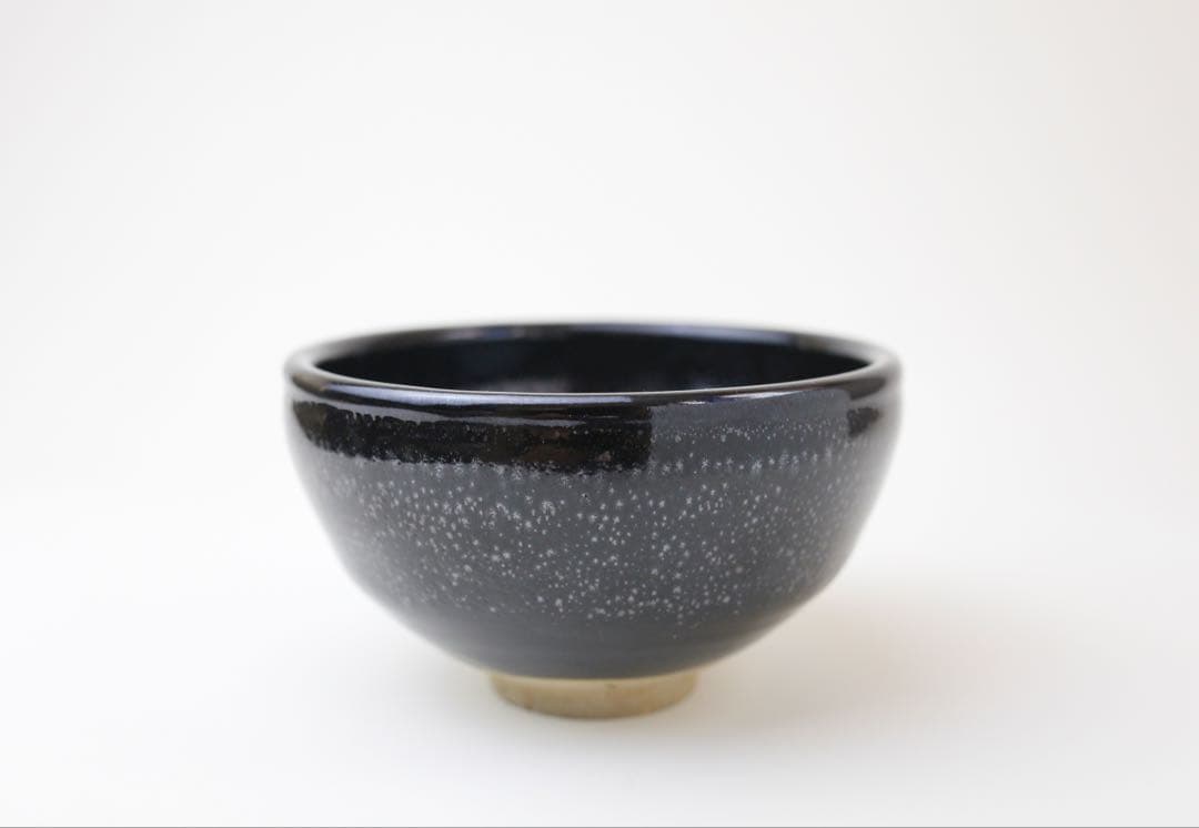 清水卯一 人間国宝 油滴天目茶碗 茶道具