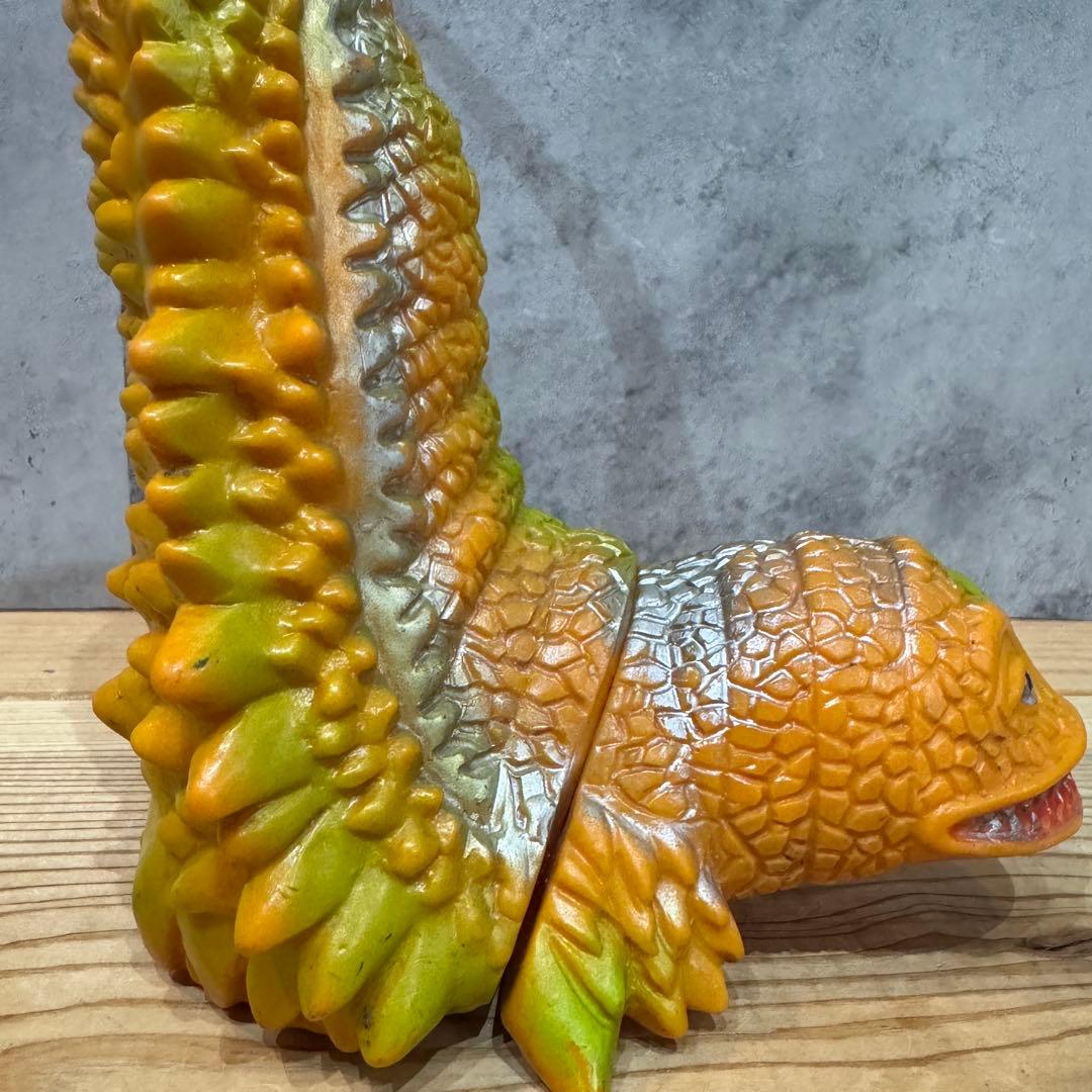 ブルマァク　ツインテール　ソフビ　黄成型　22cm　当時物