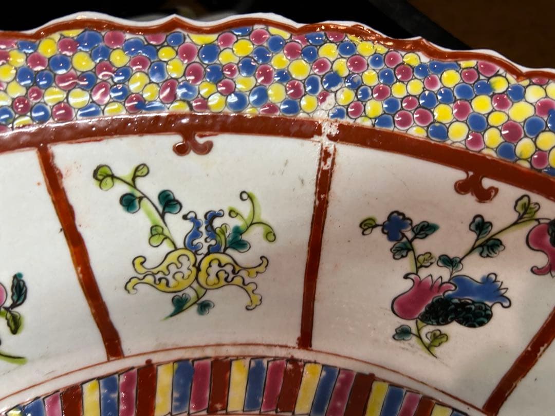 中国骨董　大皿