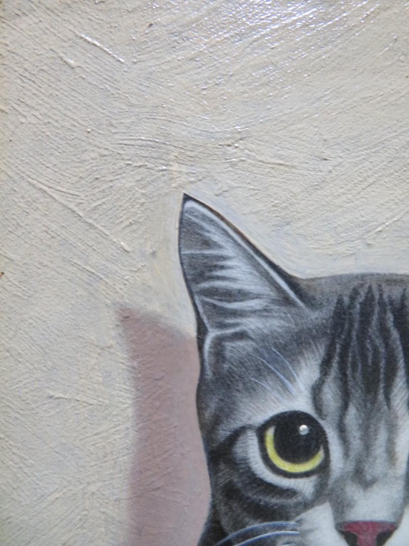 ◆　岡雅明　「星の宝箱」　油彩　F0号 一枚の繪　◆