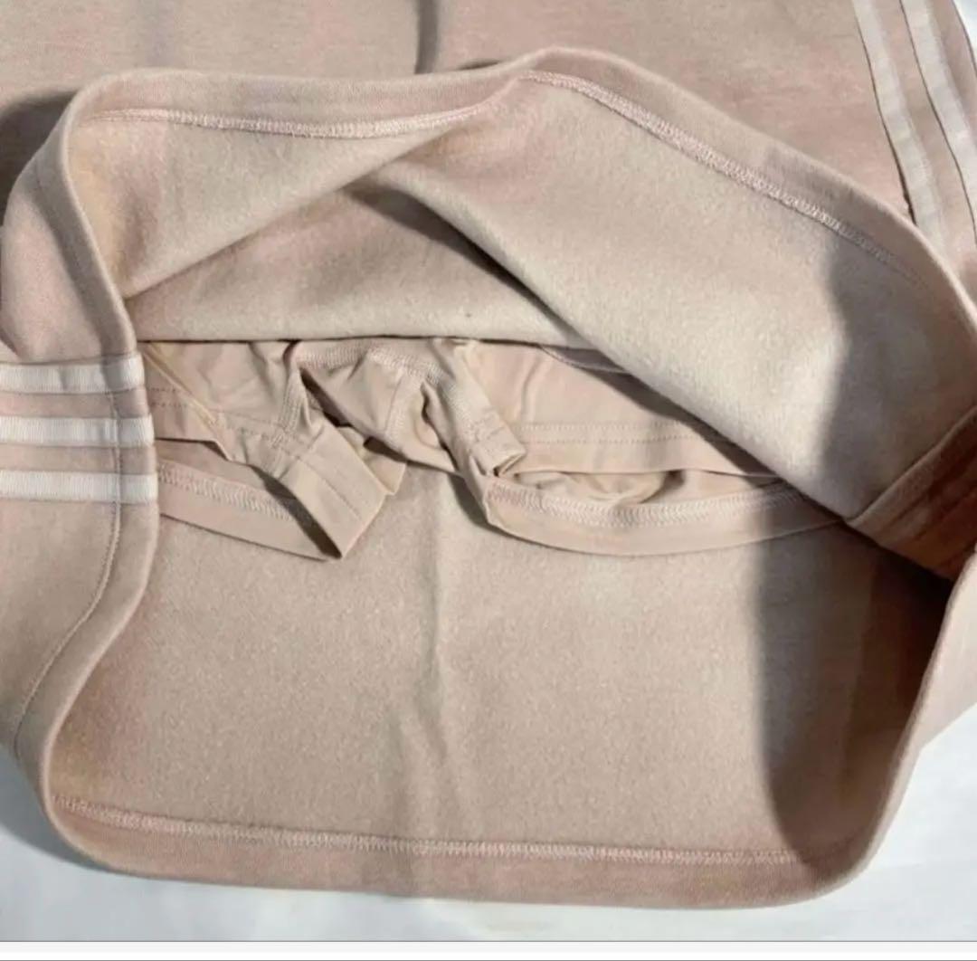未使用　adidasゴルフ　スウェット裏起毛　 セットアップ　くすみピンク