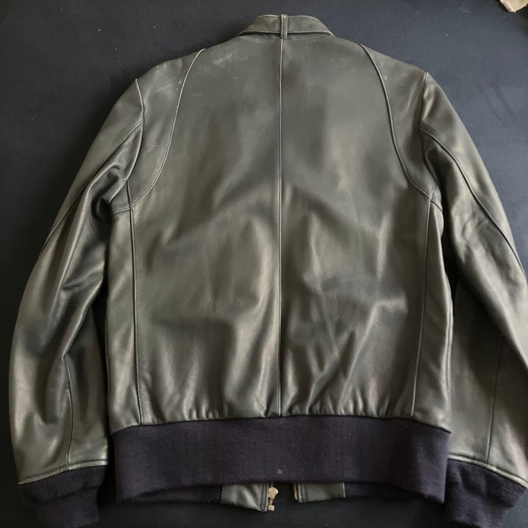 ヒステリックグラマー　レザーライダース/Lサイズ/ローリングストーンズ