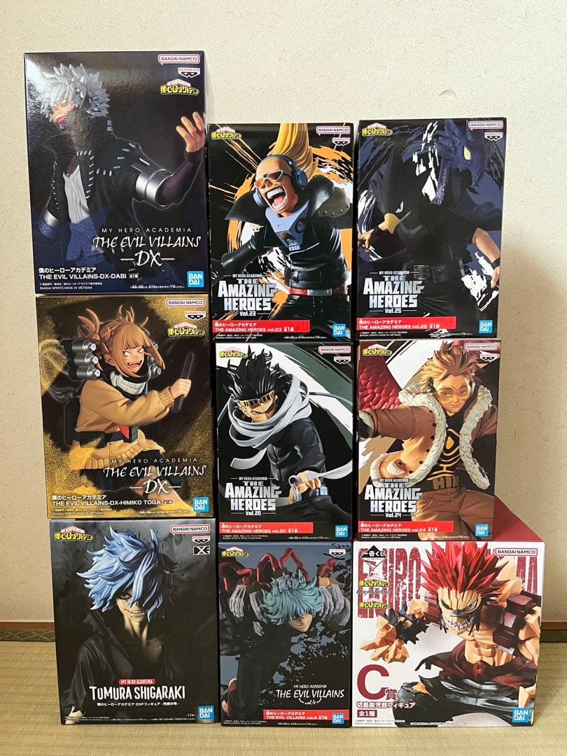 ヒロアカフィギュア9点セット売り