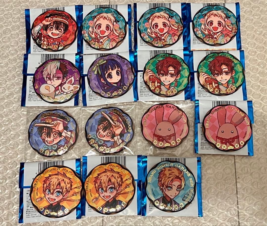 地縛少年花子くん　ミュージアム　缶バッジ　15点セット