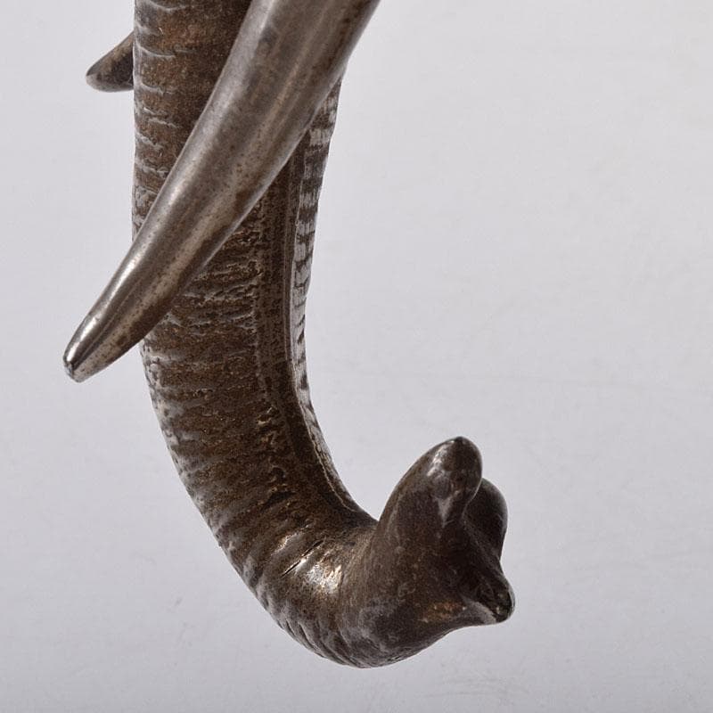 金属工芸　象　置物　重さ約1713g　V　9092