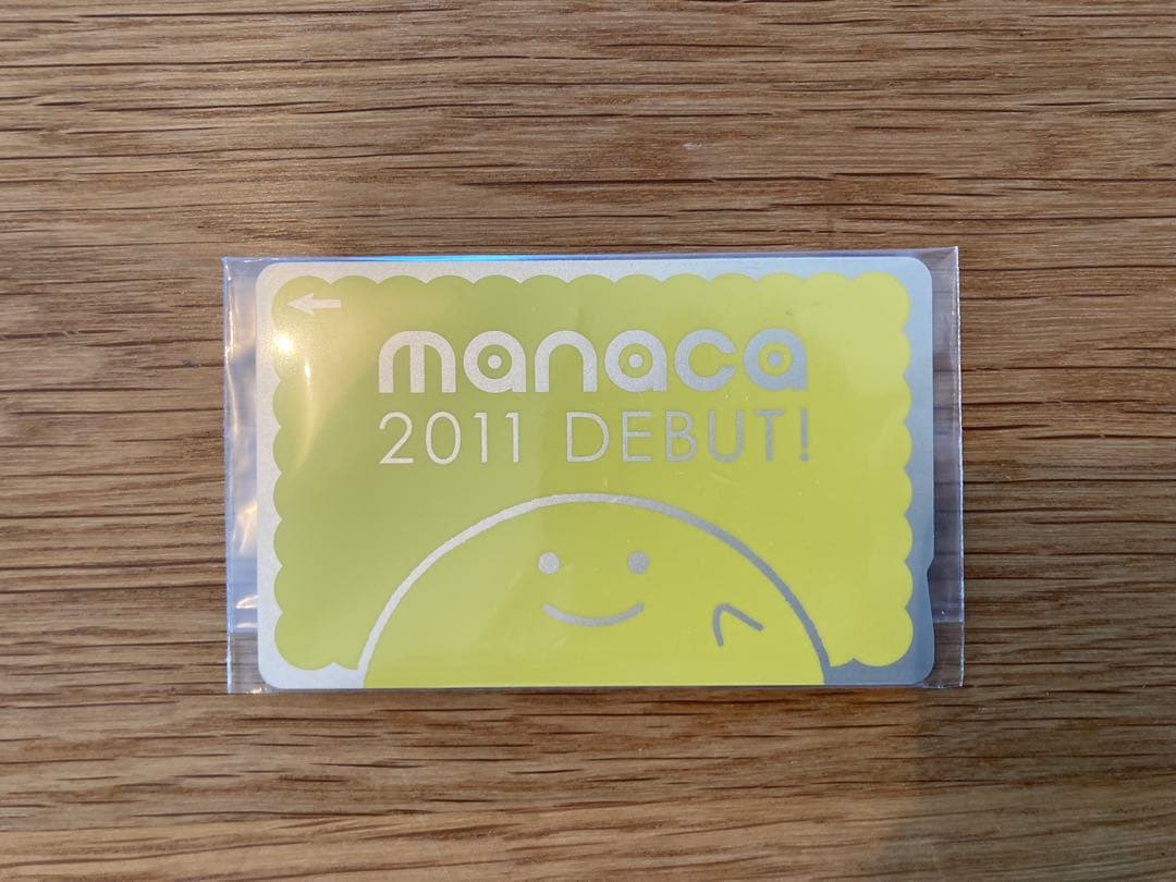 manaca デビュー 記念 マナカ 台紙付き