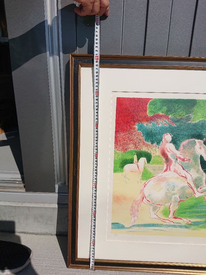 絵画 ポールギヤマン リトグラフ