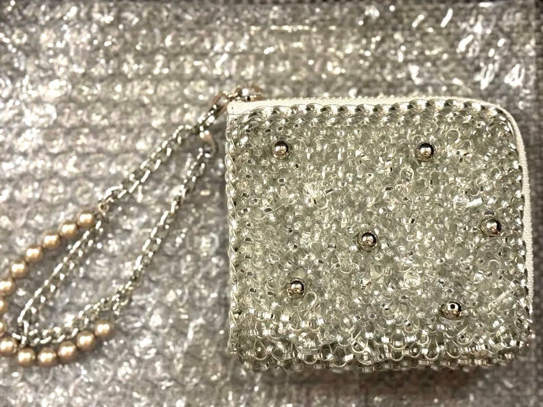 ☆値下げ中☆アンテプリマ ミスクリオパール/Lラウンドウォレット/シルバー