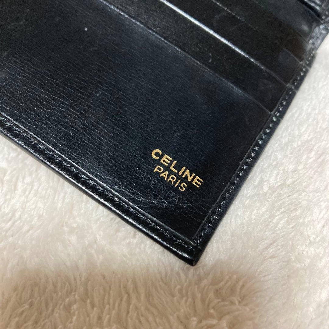 【オールド】CELINE ガンチーニ　レザー財布