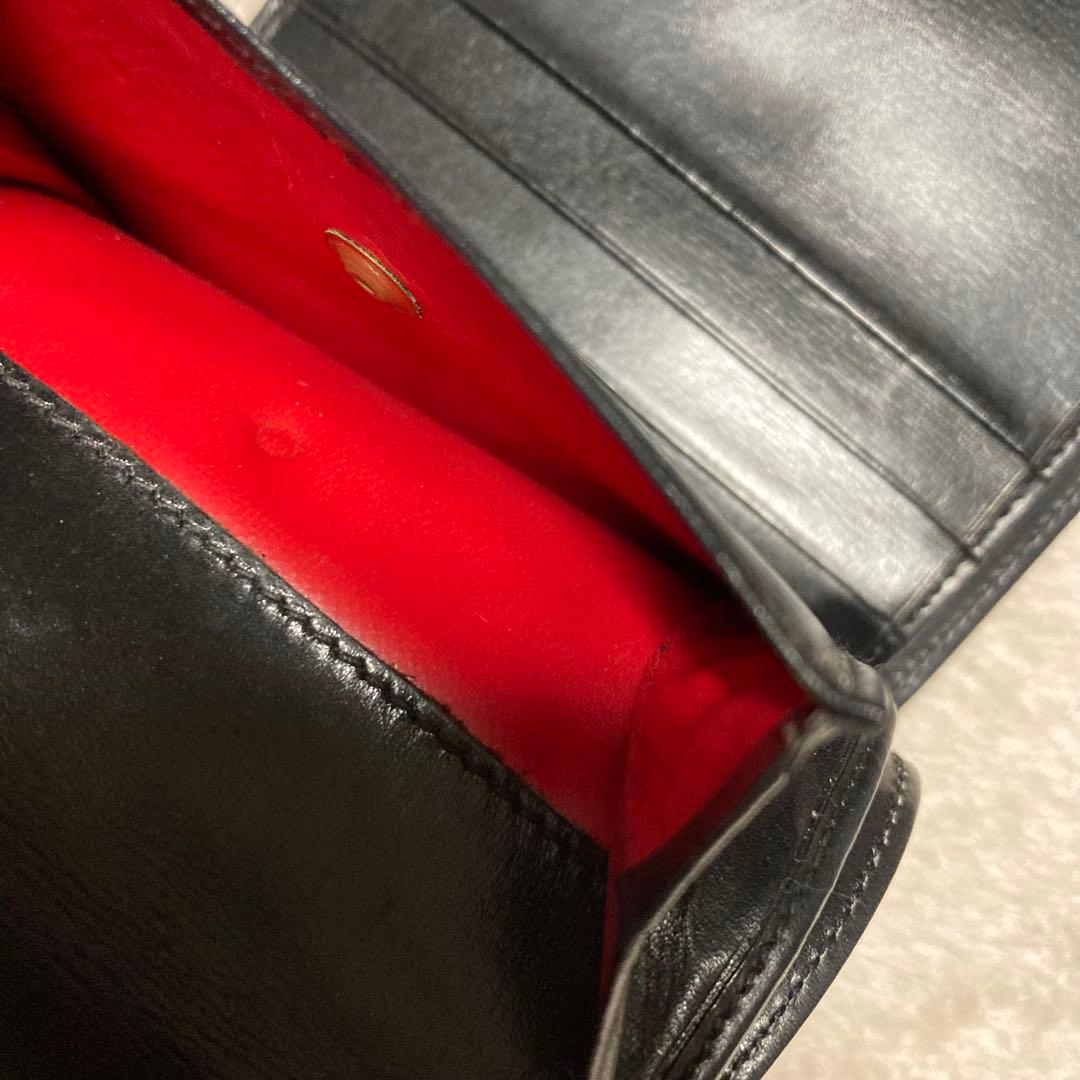 【オールド】CELINE ガンチーニ　レザー財布