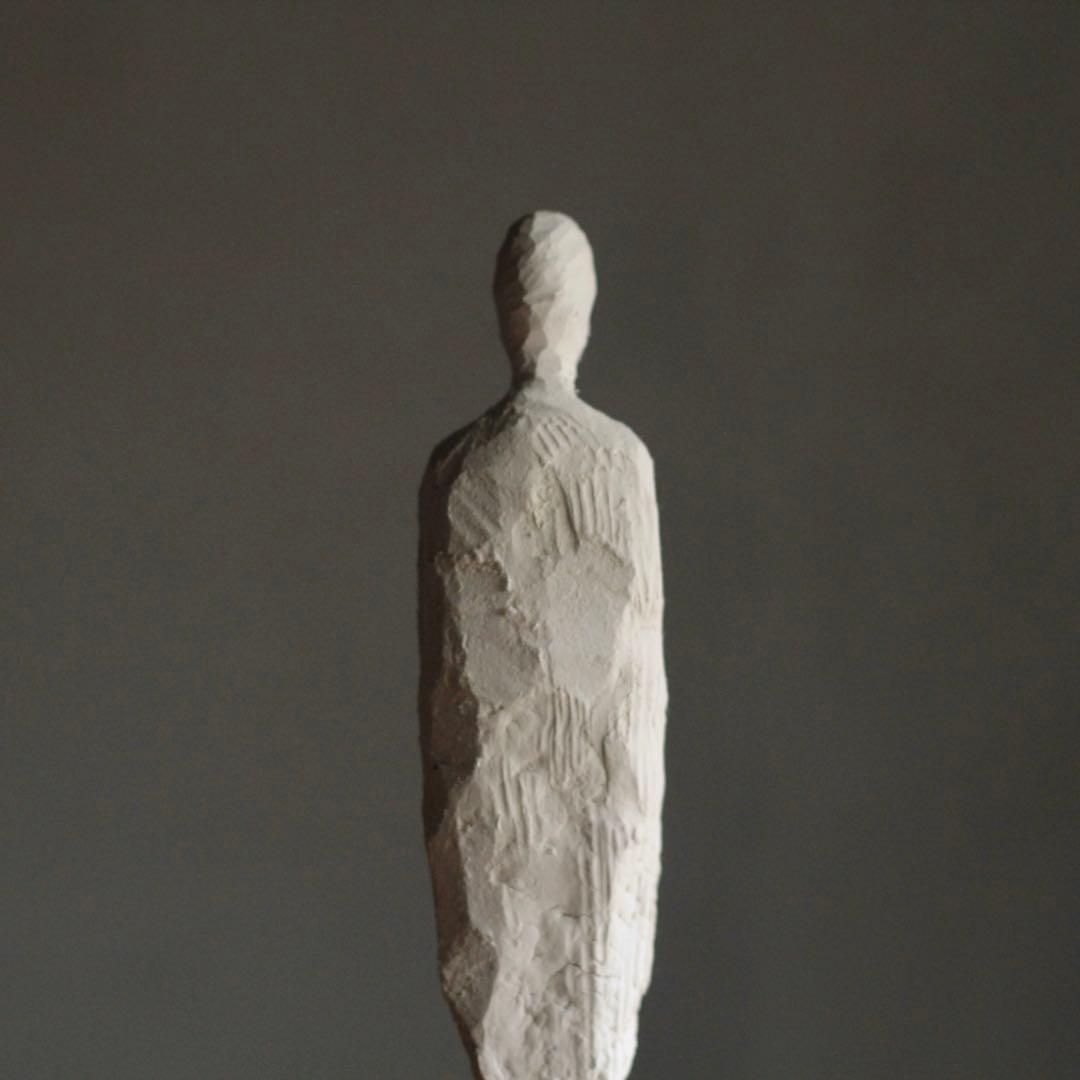 石塑粘土 立体作品 人物像 「故国」 F 現代美術 オブジェ sculpture