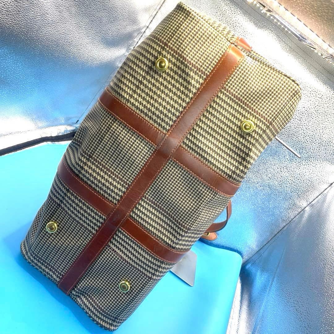 RalphLauren ポロラルフローレン ボストンバッグ　　千鳥柄