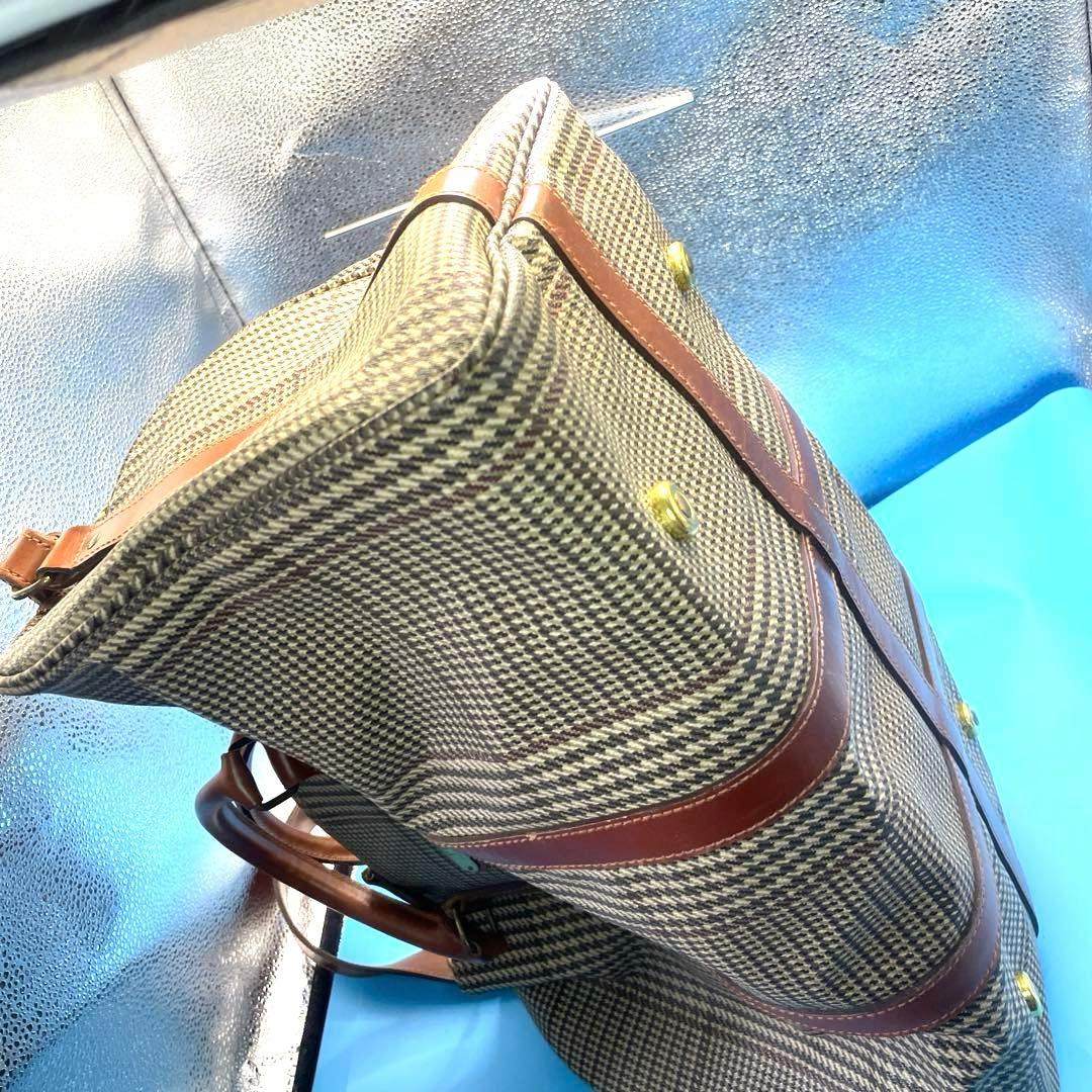 RalphLauren ポロラルフローレン ボストンバッグ　　千鳥柄