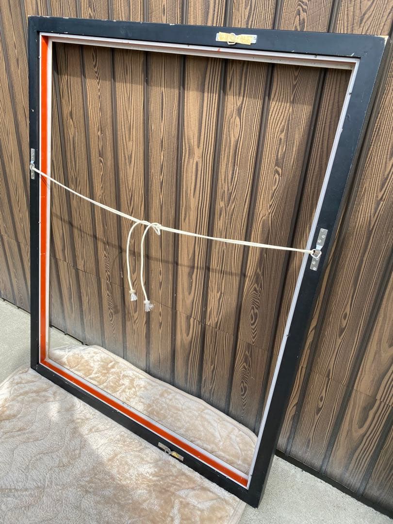 特大　油絵　額縁　木枠　油彩　フレーム