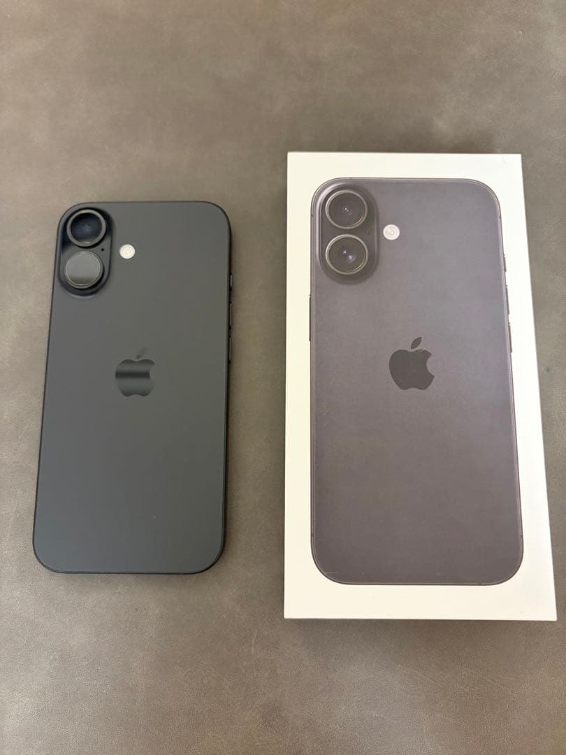 Apple iPhone16本体ブラック128G SIMフリー