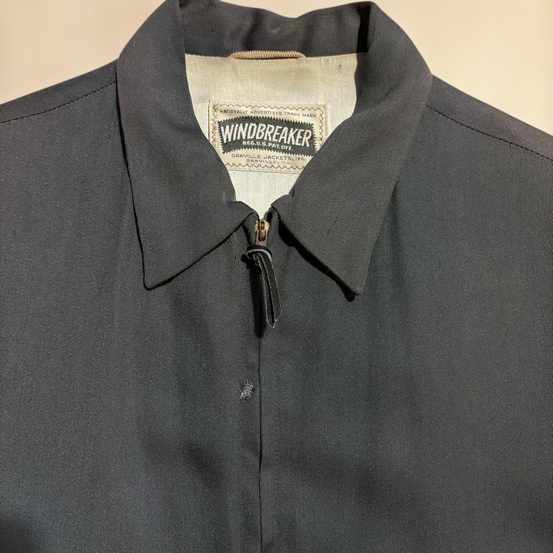 エ*ギ様 50s 60s レーヨンギャバジャケ 実寸L-XL程