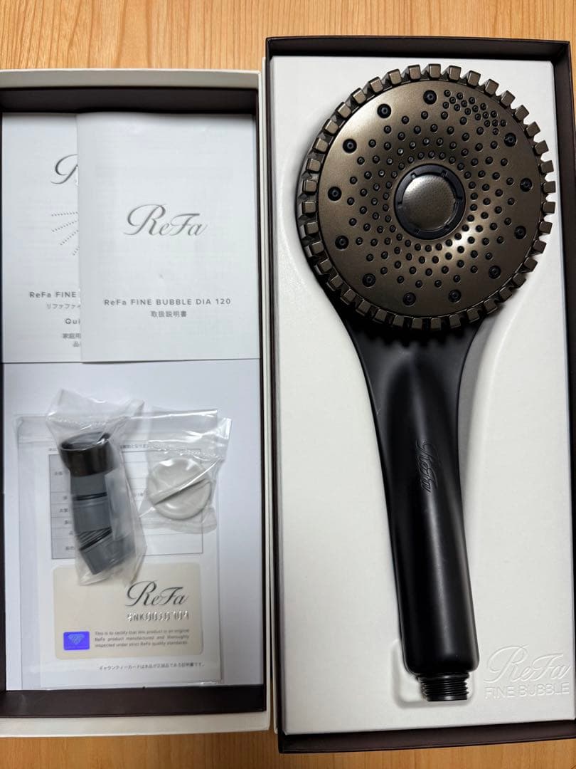 ReFa FINE RUBLE D120 ブラック シャワーヘッド