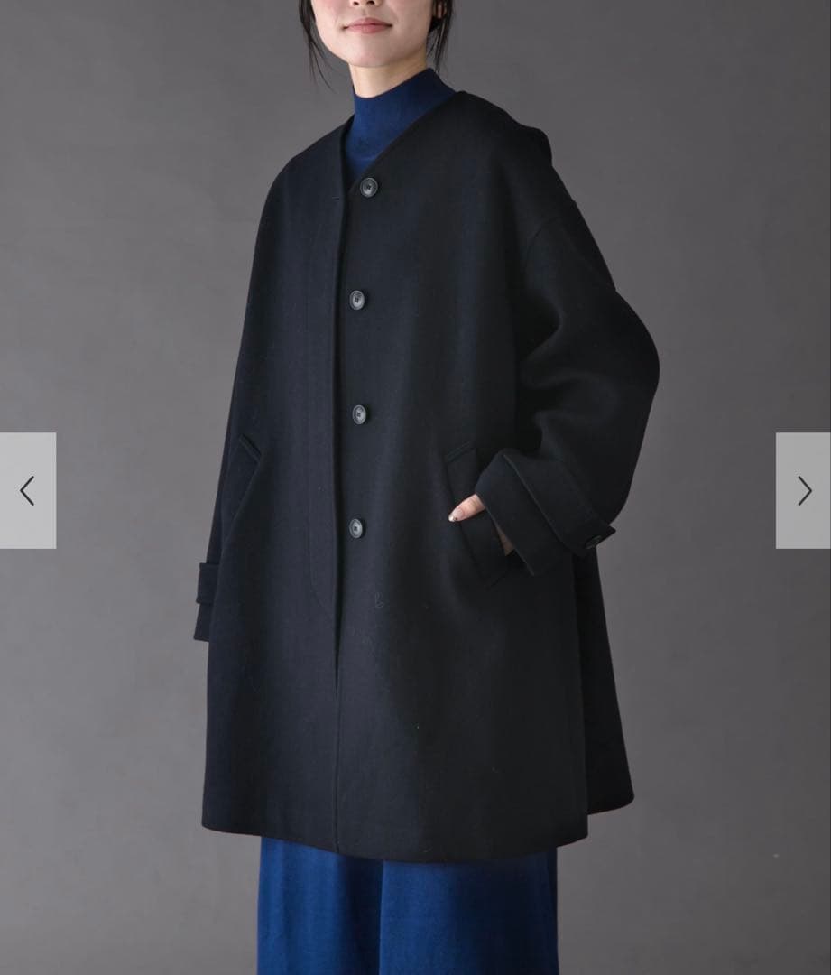 新品タグ付き　FORK&SPOON　ウールノーカラーコート　アーバンリサーチ