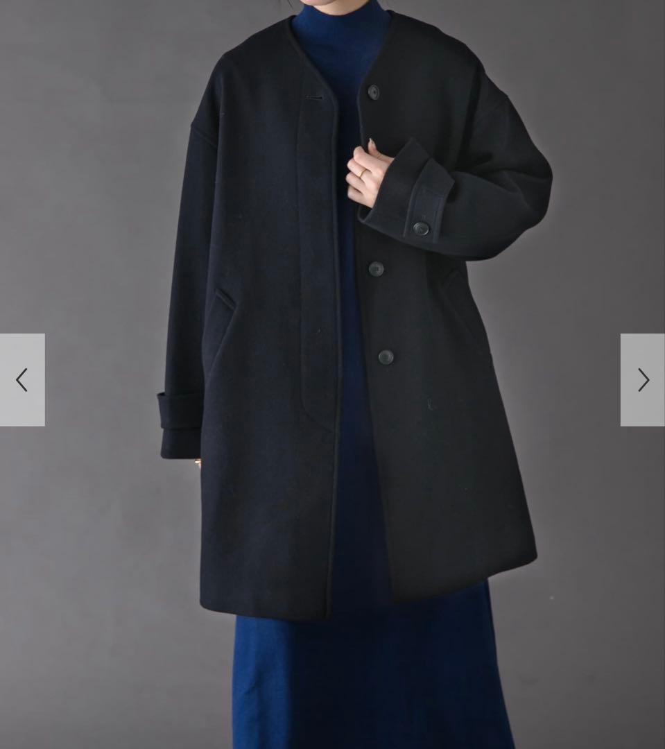 新品タグ付き　FORK&SPOON　ウールノーカラーコート　アーバンリサーチ