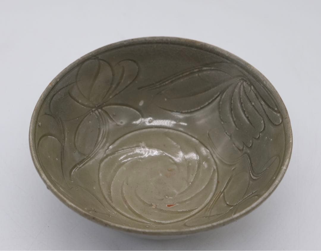 中国　青磁お碗　龍泉青磁　送料込み0425